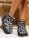 Thermal Animal Print Platform Boots Trendsi Hanalas