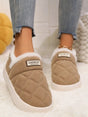 Thermal Corduroy Slip-On Boots Trendsi Hanalas