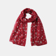 Thermal Snowflakes Polyester Scarf Trendsi Hanalas