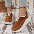 Thermal Suede Platform Slip-On Boots Trendsi Hanalas