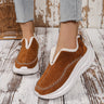 Thermal Suede Platform Slip-On Boots Trendsi Hanalas