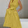 Tie Waist Sleeveless Midi Dress with Pockets | Hanalas