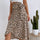 Tied Slit Printed Skirt | Hanalas