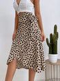 Tied Slit Printed Skirt | Hanalas
