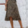 Tied Slit Printed Skirt | Hanalas
