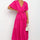 Tied Tiered Short Sleeve Midi Dress | Hanalas