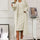 V-Neck Cami Dress and Open Front Cardigan Sweater Set | Hanalas