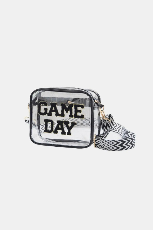 Zenana GAME DAY Stadium Approved Transparent Crossbody Bag Trendsi Hanalas