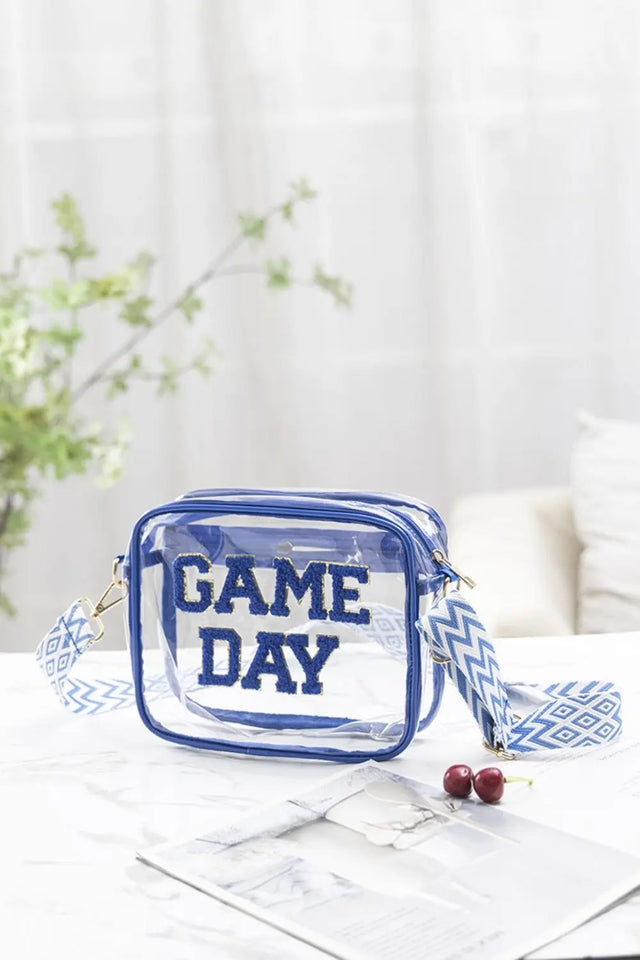 Zenana GAME DAY Stadium Approved Transparent Crossbody Bag Trendsi Hanalas