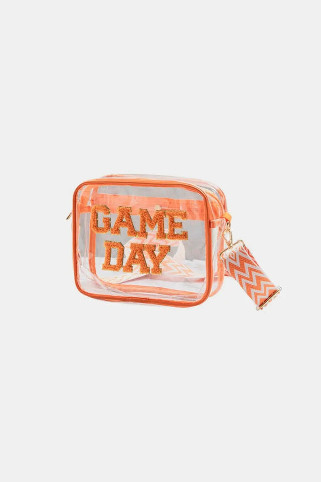 Zenana GAME DAY Stadium Approved Transparent Crossbody Bag Trendsi Hanalas