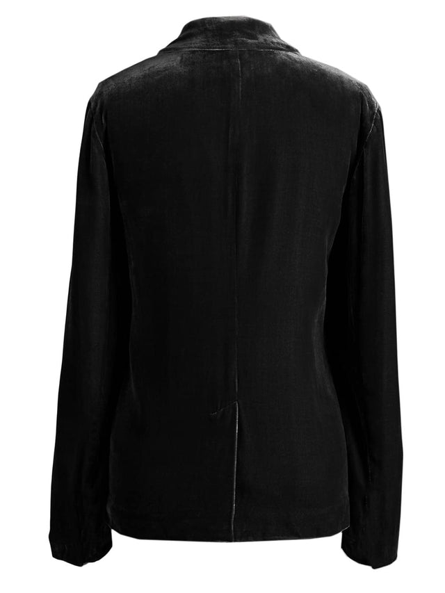 Pocketed Button Up Lapel Collar Blazer | Hanalas