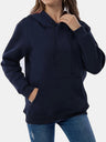 Drawstring Long Sleeve Hoodie with Kangaroo Pocket | Hanalas