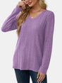 V-Neck Long Sleeve T-Shirt | Hanalas