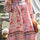 Devine Printed Tie Neck Mini Dress | Hanalas