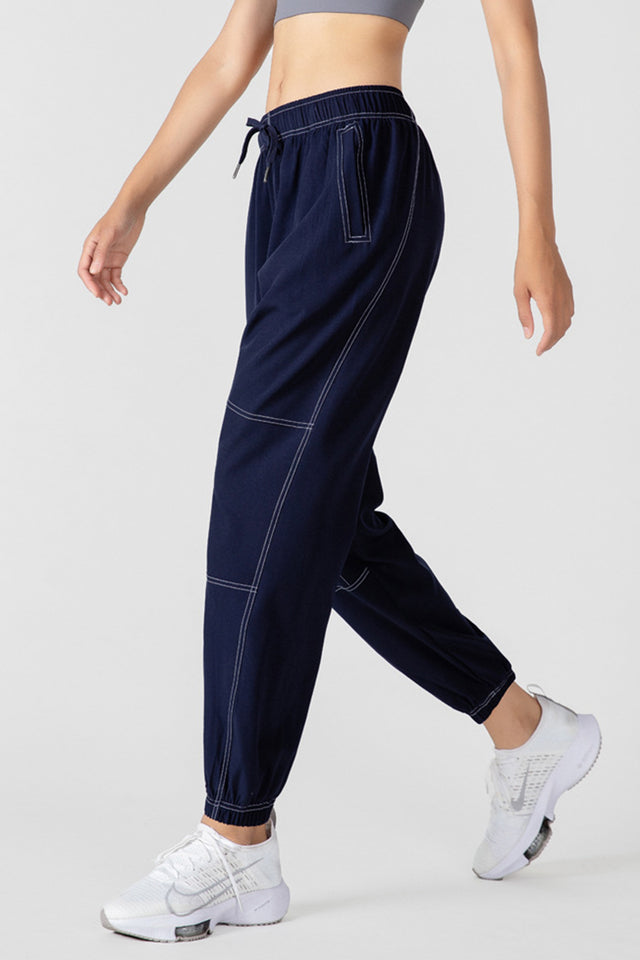 Basic Bae Drawstring Joggers with Pockets | Hanalas