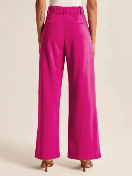 High Waist Wide Leg Pants | Hanalas