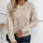 Cable-Knit Round Neck Button Up Cardigan Trendsi Hanalas