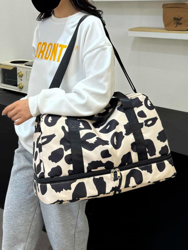 Oxford Cloth Leopard Travel Bag Trendsi Hanalas