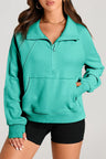 Half Zip Long Sleeve Sweatshirt