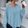 Full Size Double Tie Drop Shoulder Long Sleeve T-Shirt | Hanalas