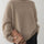 Turtleneck Dropped Shoulder Long Sleeve Sweater | Hanalas