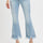 RISEN Full Size Raw Hem Distressed Cropped Flare Jeans Plus Size | Hanalas