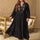 Plus Size Embroidered Polka Dot Notched Long Sleeve Dress Trendsi Hanalas