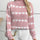 Heart Turtleneck Dropped Shoulder Sweater | Hanalas