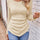 Full Size Ruched V-Neck Long Sleeve T-Shirt | Hanalas