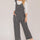 Celeste Full Size Striped Scoop Neck Overalls with Pockets | Hanalas