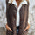 Full Size Pocketed Button Up V-Neck Sherpa Vest | Hanalas