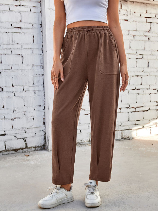 Lovelet Drawstring Pants with Pockets | Hanalas