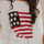 US Flag Side Slit Drop Shoulder Sweater | Hanalas