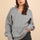 VERY J Seam Detail Drop Shoulder Hooded Sweater | Hanalas