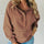 Half Zip Kangaroo Pocket Long Sleeve Hoodie | Hanalas