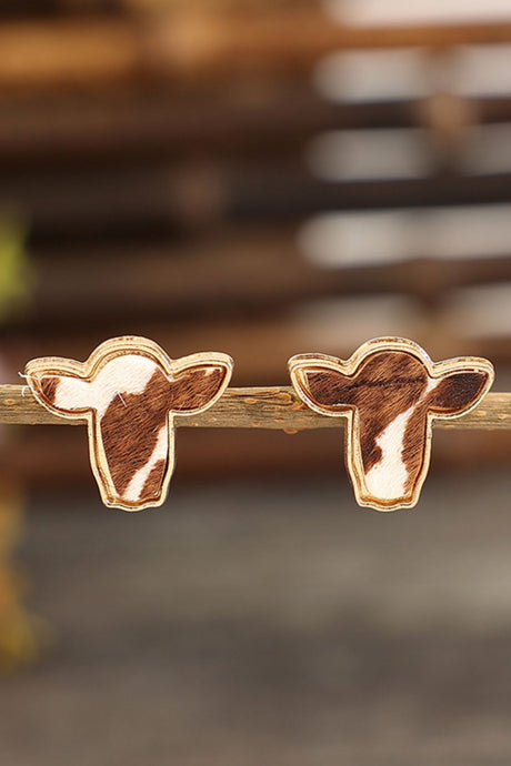 Bull Head Alloy Stud Earrings | Hanalas