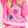 Sequin Heart Round Neck Top and Shorts Set | Hanalas