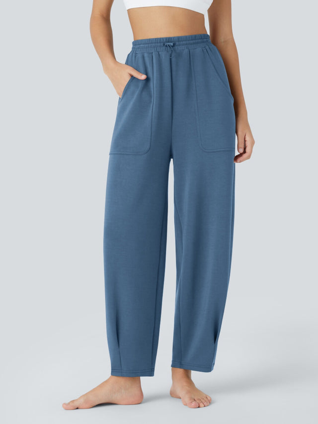 Lovelet Drawstring Pants with Pockets | Hanalas