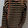 Stripe Drop Shoulder Round Neck Sweater | Hanalas