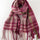 Fringe Plaid Polyester Scarf | Hanalas