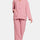 Zenana Quilted Button Up Long Sleeve Top and Pants Lounge Set | Hanalas