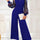 Surplice Embroidered Long Sleeve Wide Leg Jumpsuit Trendsi Hanalas