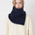 Slit Pullover Knit Scarf | Hanalas