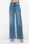 bytos Full Size High Rise Wide Leg Jeans with Pockets | Hanalas