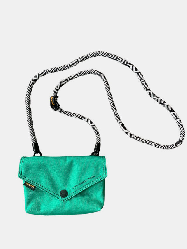 Himawari Solid Color Envelope Shape Crossbody Bag with Removable Strap | Hanalas