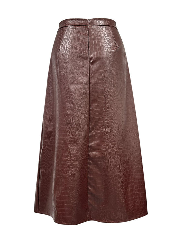 High Waist Midi Skirt | Hanalas