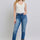 Judy Blue Full Size Plaid Print Cuff Straight Leg Jeans with Pockets | Hanalas