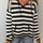 Drawstring Striped Long Sleeve Hooded Sweater Trendsi Hanalas