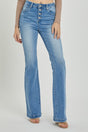 RISEN Full Size High Rise Button Fly Bootcut Jeans Trendsi Hanalas