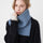 Slit Pullover Knit Scarf | Hanalas